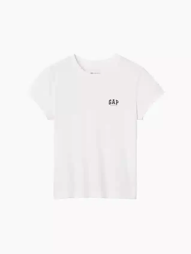 Gap × Victoria Beckham Organik Pamuklu Logolu Tişört