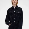 GAP × Victoria Beckham Rahat Kesim Kısa Denim Ceket