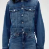 GAP × Victoria Beckham Rahat Kesim Kısa Denim Ceket