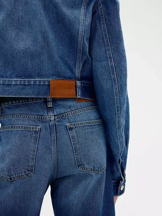 GAP × Victoria Beckham Rahat Kesim Kısa Denim Ceket