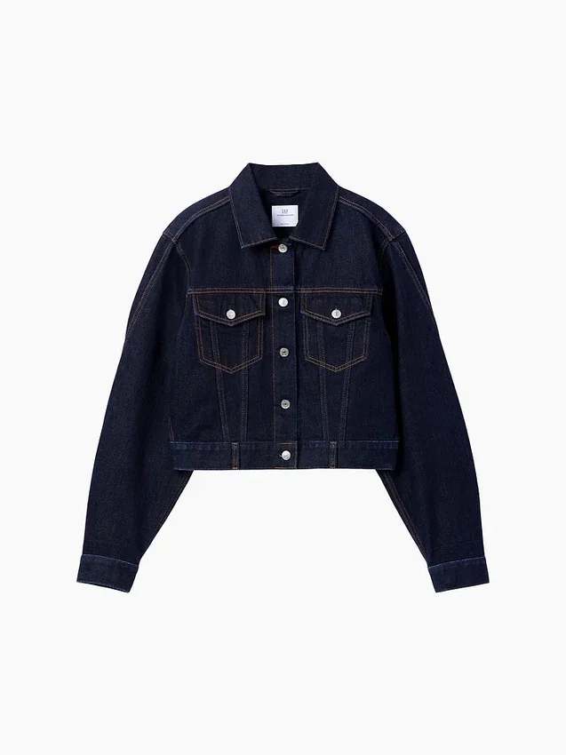 GAP × Victoria Beckham Rahat Kesim Kısa Denim Ceket