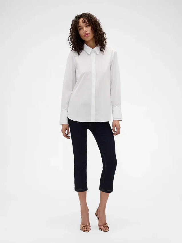 GAP × Victoria Beckham Rahat Poplin Gömlek