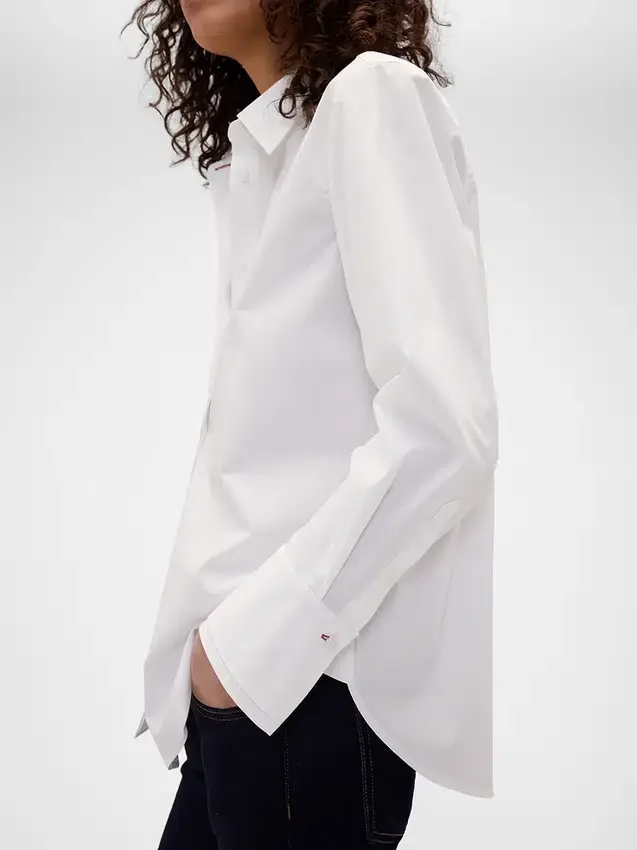 GAP × Victoria Beckham Rahat Poplin Gömlek