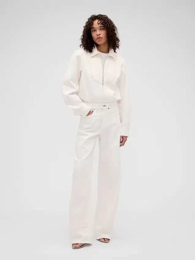 GAP × Victoria Beckham Yüksek Bel Ark Jean