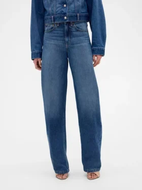GAP × Victoria Beckham Yüksek Bel Ark Jean