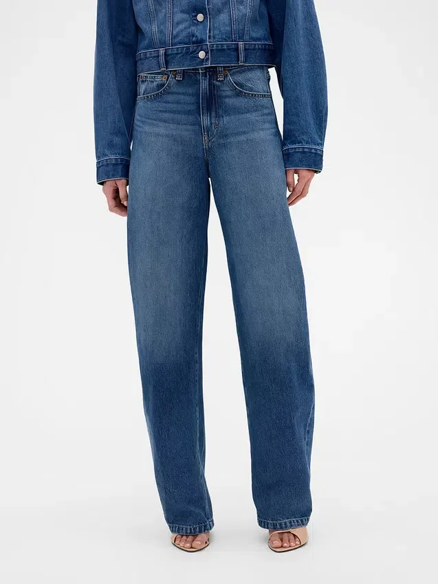 GAP × Victoria Beckham Yüksek Bel Ark Jean