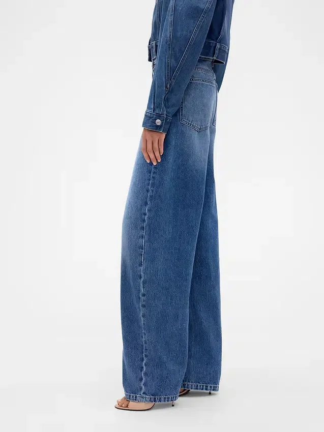 GAP × Victoria Beckham Yüksek Bel Ark Jean