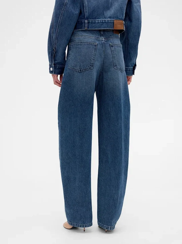 GAP × Victoria Beckham Yüksek Bel Ark Jean