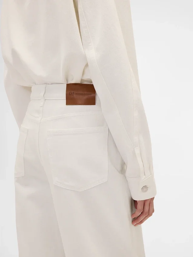 GAP × Victoria Beckham Yüksek Bel Ark Jean