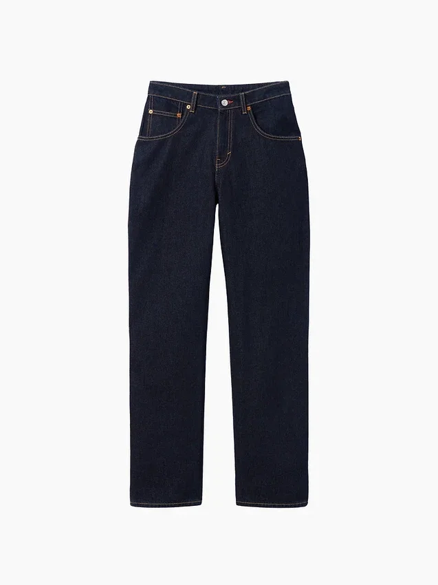 GAP × Victoria Beckham Yüksek Bel Düz Kesim Jean'ler