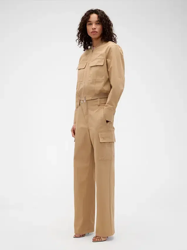 GAP × Victoria Beckham Yüksek Bel Kargo Pantolon