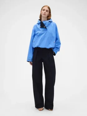GAP × Victoria Beckham Yüksek Bel Pileli Yarım Ay Pantolon