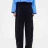 GAP × Victoria Beckham Yüksek Bel Pileli Yarım Ay Pantolon