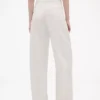 GAP × Victoria Beckham Yüksek Bel Pileli Yarım Ay Pantolon