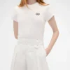 GAP × Victoria Beckham Yüksek Bel Pileli Yarım Ay Pantolon