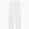 GAP × Victoria Beckham Yüksek Bel Pileli Yarım Ay Pantolon