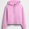 GapFit Oversized Fermuarlı Kapüşonlu Sweatshirt
