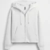GapFit Oversized Fermuarlı Kapüşonlu Sweatshirt