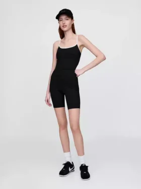 GapFit Power Bisiklet Şortlu Romper