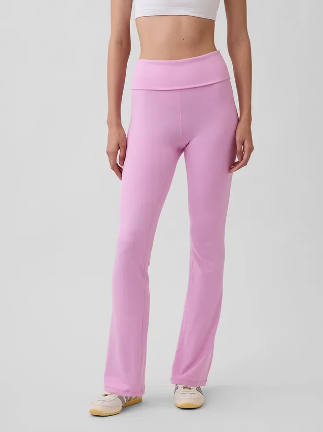 GapFit Pürüzsüz Katlamalı Mini Flare Tayt