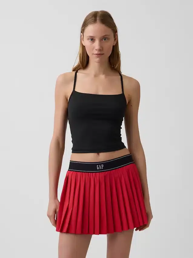 GapFit Pürüzsüz Racerback Kısa Tank Top