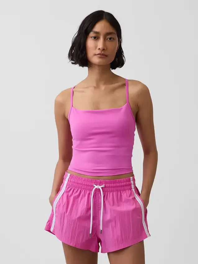 GapFit Pürüzsüz Racerback Kısa Tank Top