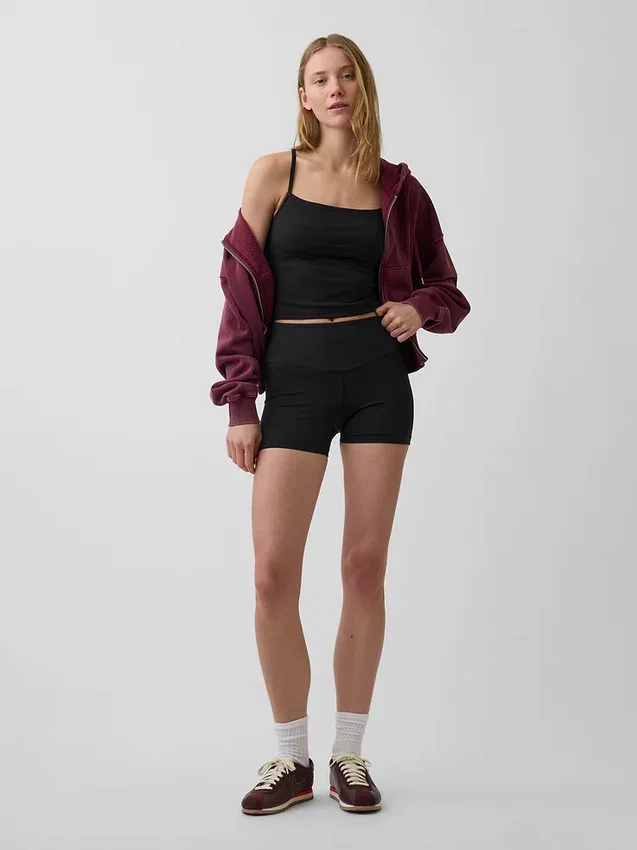 GapFit Pürüzsüz Racerback Kısa Tank Top