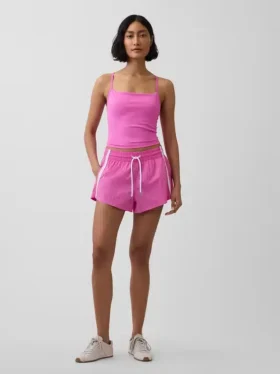 GapFit Pürüzsüz Racerback Kısa Tank Top