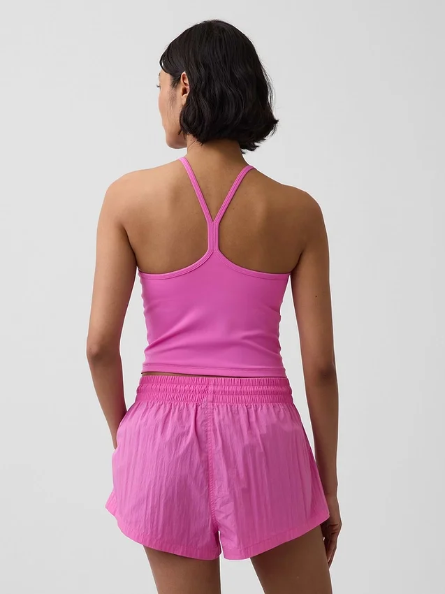 GapFit Pürüzsüz Racerback Kısa Tank Top