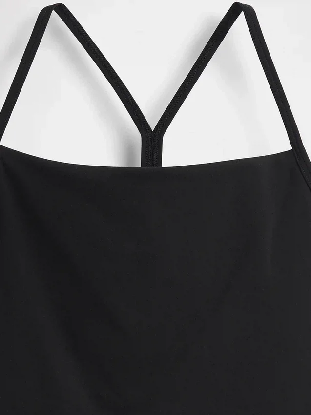 GapFit Pürüzsüz Racerback Kısa Tank Top