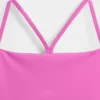 GapFit Pürüzsüz Racerback Kısa Tank Top