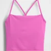 GapFit Pürüzsüz Racerback Kısa Tank Top