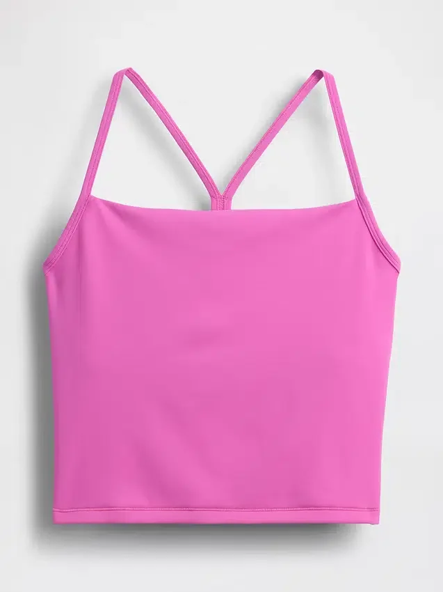 GapFit Pürüzsüz Racerback Kısa Tank Top