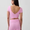 GapFit Smooth Çift Taraflı Sarma Kısa Üst
