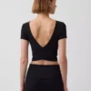 GapFit Smooth Çift Taraflı Sarma Kısa Üst