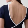 GapFit Smooth Çift Taraflı Sarma Kısa Üst