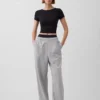 GapFit Smooth Çift Taraflı Sarma Kısa Üst