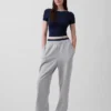 GapFit Smooth Çift Taraflı Sarma Kısa Üst