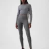 GapFit Smooth Yüksek Bel Jersey Tayt