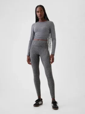 GapFit Smooth Yüksek Bel Jersey Tayt