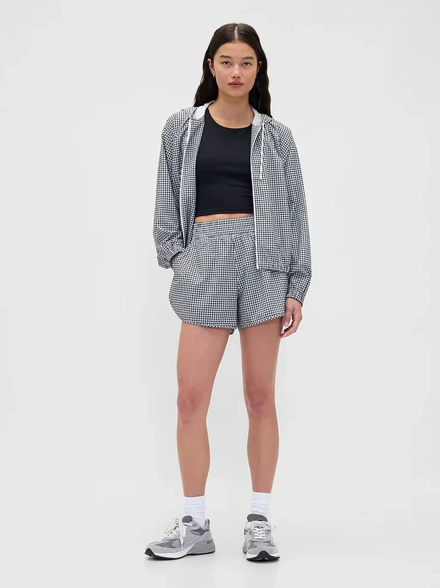 GapFit Tech Gingham Rüzgarlık