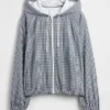 GapFit Tech Gingham Rüzgarlık