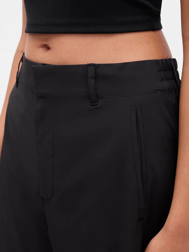 GapFit Tech Yüksek Bel Barrel Pantolon