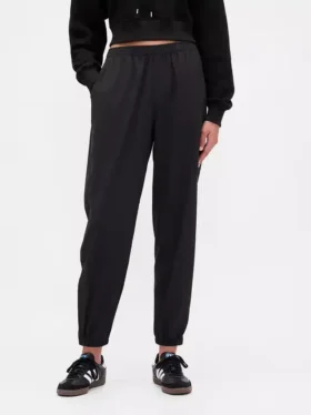 GapFit Tech Yüksek Bel Fermuarlı Paça Jogger Pantolon