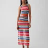 Gapstudio Happy Stripe Şeffaf Maxi Etek
