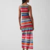 Gapstudio Happy Stripe Şeffaf Maxi Etek