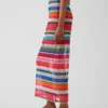 Gapstudio Happy Stripe Şeffaf Maxi Etek