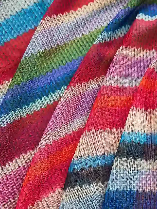 Gapstudio Happy Stripe Şeffaf Maxi Etek
