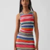 Gapstudio Happy Stripe Şeffaf Tank Top