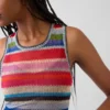 Gapstudio Happy Stripe Şeffaf Tank Top
